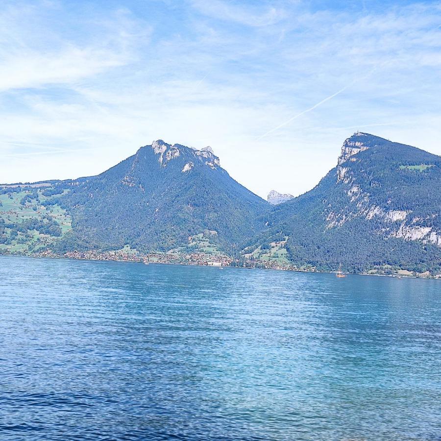 Spiez Lakeview By The Station Room C Esterno foto
