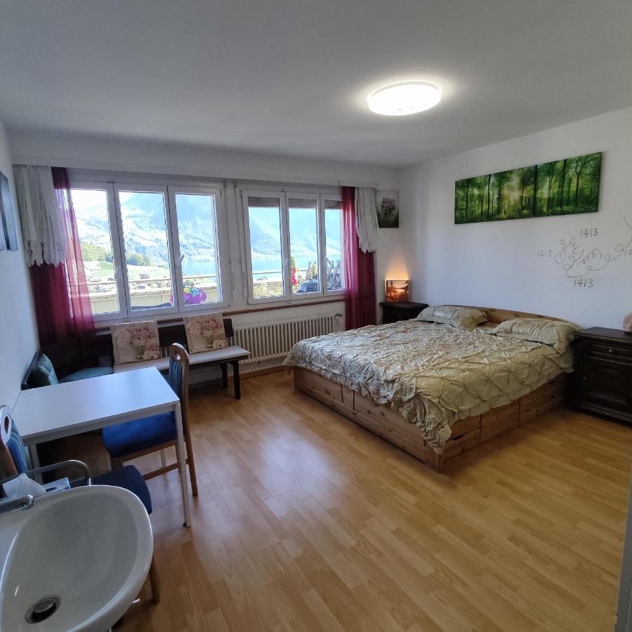 Spiez Lakeview By The Station Room C Esterno foto